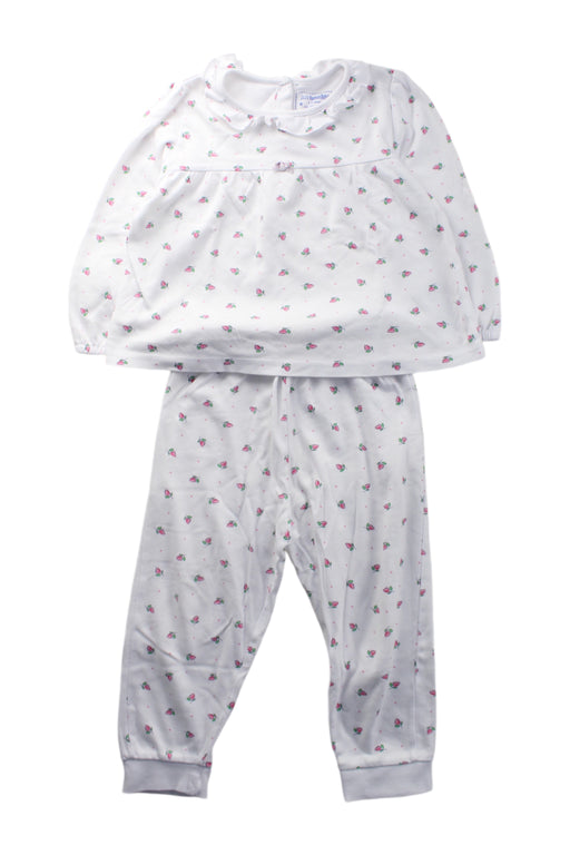 A White Pyjama Sets from Jojo Maman Bébé in size 3T for neutral. (Front View)