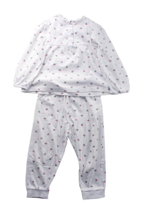 A White Pyjama Sets from Jojo Maman Bébé in size 3T for neutral. (Back View)