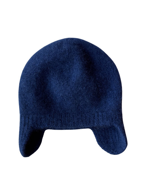 A Navy Winter Hats from COS in size 12-18M for neutral. (Front View)