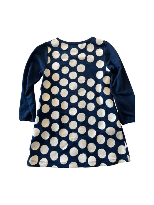 A Navy Long Sleeve Dresses from Graniph in size 6T for girl. (Back View)