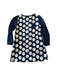 A Navy Long Sleeve Dresses from Graniph in size 6T for girl. (Back View)