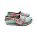 A Beige Espadrilles from Toms in size 4T for neutral. (Front View)