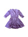 A Pink Long Sleeve Dresses from Velveteen in size 5T for girl. (Back View)