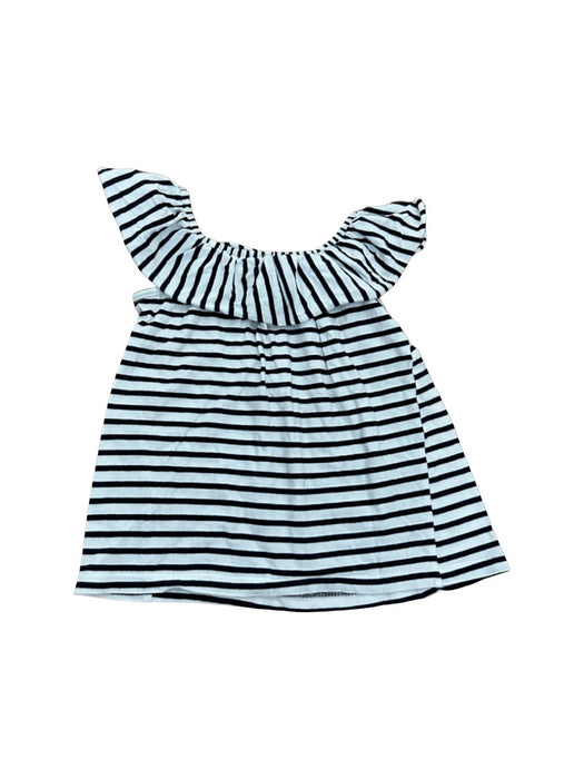 A White Sleeveless Shirts from Seed in size 4T for girl. (Back View)