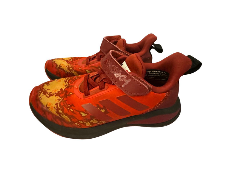 A Red Sneakers from Adidas in size 6T for neutral. (Front View)
