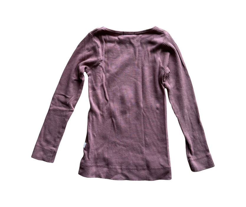 A Purple Long Sleeve Tops from Jamie Kay in size 5T for girl. (Back View)