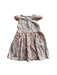 A Pink Short Sleeve Dresses from Petit Bateau in size 6T for girl. (Back View)