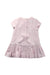 A Pink Short Sleeve Dresses from Tartine et Chocolat in size 6-12M for girl. (Front View)