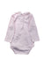 A Pink Long Sleeve Bodysuits from The Little White Company in size 6-12M for neutral. (Back View)