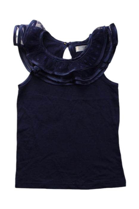 A Navy Sleeveless Tops from Angel's Face in size 2T for girl. (Front View)