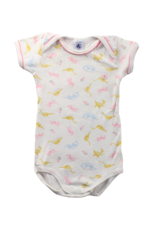 A Multicolour Short Sleeve Bodysuits from Petit Bateau in size 6-12M for neutral. (Front View)