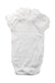 A White Short Sleeve Bodysuits from Petit Bateau in size 0-3M for neutral. (Back View)