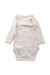 A Pink Long Sleeve Bodysuits from Petit Bateau in size 0-3M for neutral. (Back View)