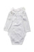 A White Long Sleeve Bodysuits from Jacadi in size 3-6M for neutral. (Back View)