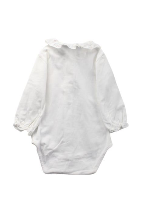 A White Long Sleeve Bodysuits from Tartine et Chocolat in size 3-6M for neutral. (Back View)