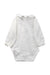 A White Long Sleeve Bodysuits from Tartine et Chocolat in size 3-6M for neutral. (Back View)
