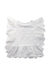 A White Sleeveless Tops from Tartine et Chocolat in size 2T for girl. (Back View)