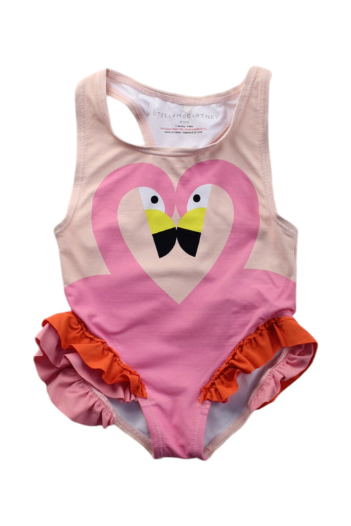 A Pink Swimsuits from Stella McCartney in size 6-12M for girl. (Front View)