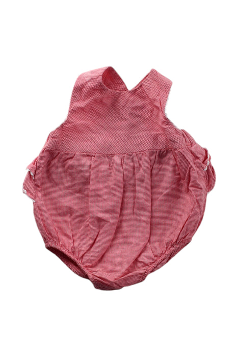 A Pink Sleeveless Rompers from Jacadi in size 0-3M for neutral. (Front View)