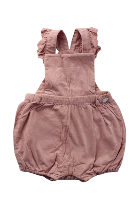 A Pink Sleeveless Rompers from Tartine et Chocolat in size 3-6M for neutral. (Front View)