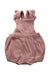 A Pink Sleeveless Rompers from Tartine et Chocolat in size 3-6M for neutral. (Front View)