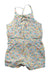 A Multicolour Sleeveless Rompers from Cadet Rousselle in size 6-12M for girl. (Back View)