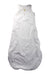 A White Sleepsacs from Little Crevette in size 2T for neutral. (Front View)