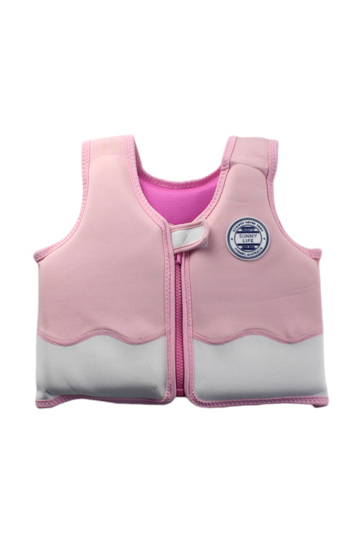 A Pink Floatsuits from Sunny Life in size 2T for neutral. (Front View)