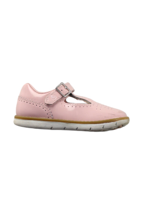 A Pink Flats from Stride Rite in size 18-24M for girl. (Front View)
