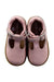 A Pink Flats from Stride Rite in size 18-24M for girl. (Back View)