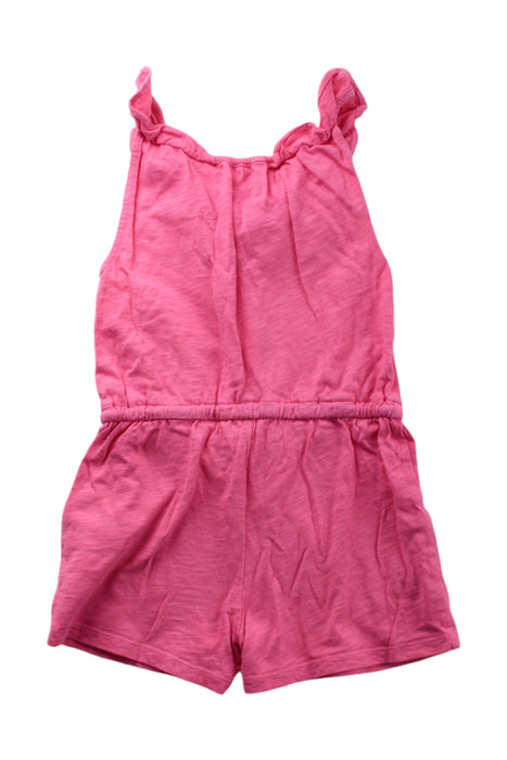 A Pink Sleeveless Rompers from Boden in size 3T for girl. (Back View)