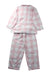 A Pink Pyjama Sets from The Little White Company in size 3T for neutral. (Back View)