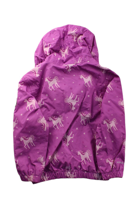 A Purple Rain Jackets from Regatta in size 3T for girl. (Back View)