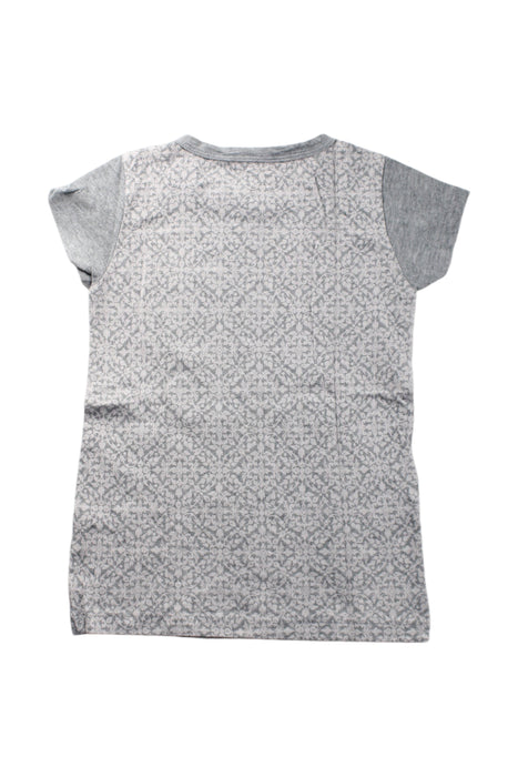 A Grey Short Sleeve T Shirts from Crewcuts in size 4T for girl. (Back View)