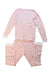 A White Pyjama Sets from Petit Bateau in size 10Y for girl. (Back View)