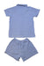 A Blue Shorts Sets from Petit Bateau in size 6T for boy. (Back View)