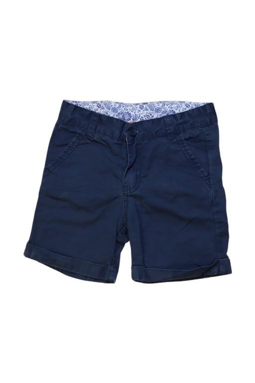 A Navy Shorts from La Compagnie des Petits in size 5T for boy. (Front View)