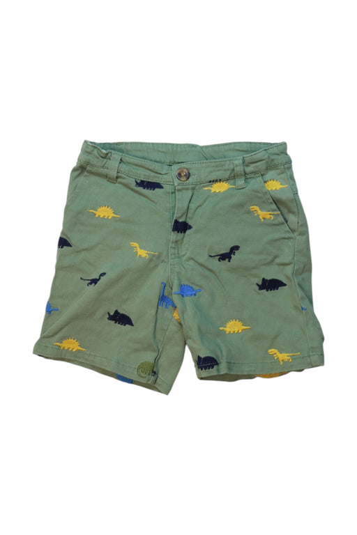 A Green Shorts from Seed in size 6T for boy. (Front View)