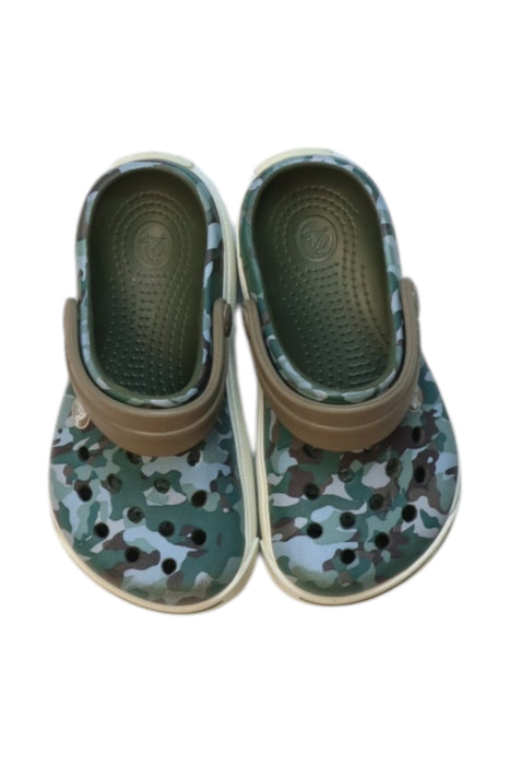 A Multicolour Slip Ons from Crocs in size 3T for boy. (Back View)