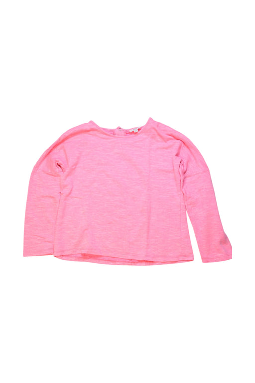 A Pink Long Sleeve Tops from Seed in size 7Y for girl. (Front View)