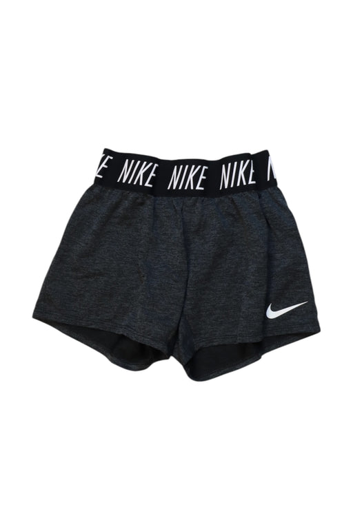 A Black Shorts from Nike in size 6T for girl. (Front View)