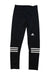 A Black Active Pants from Adidas in size 8Y for girl. (Front View)