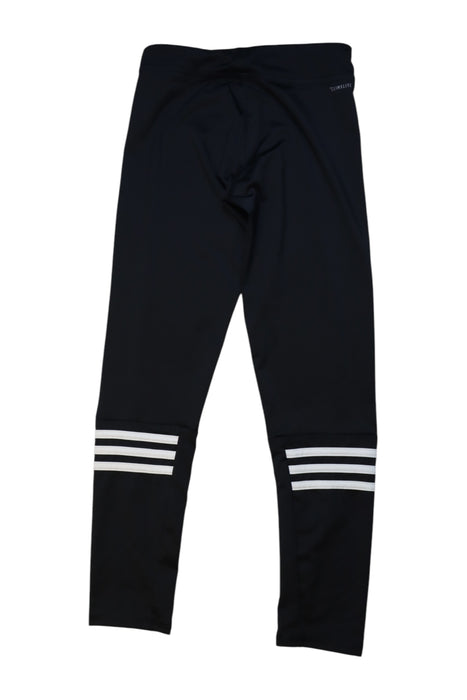 A Black Active Pants from Adidas in size 8Y for girl. (Back View)