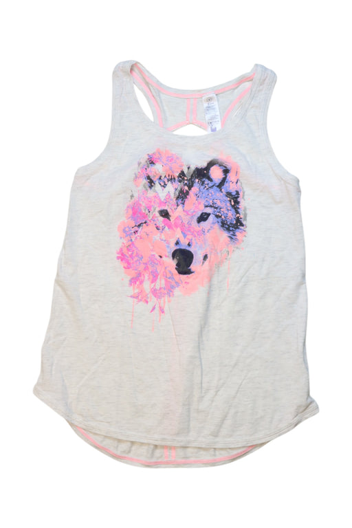 A Pink Sleeveless Tops from Ivivva in size 8Y for girl. (Front View)