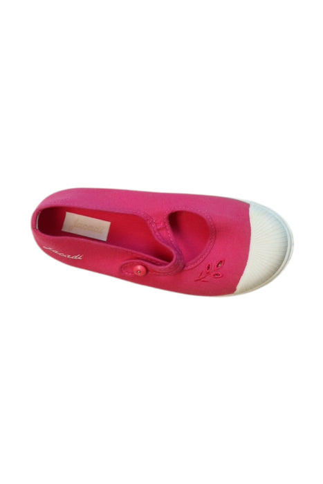 A Pink Flats from Jacadi in size 5T for girl. (Front View)