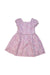 A Pink Short Sleeve Dresses from Polo Ralph Lauren in size 12-18M for girl. (Front View)