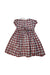 A Red Short Sleeve Dresses from Ralph Lauren in size 12-18M for girl. (Back View)