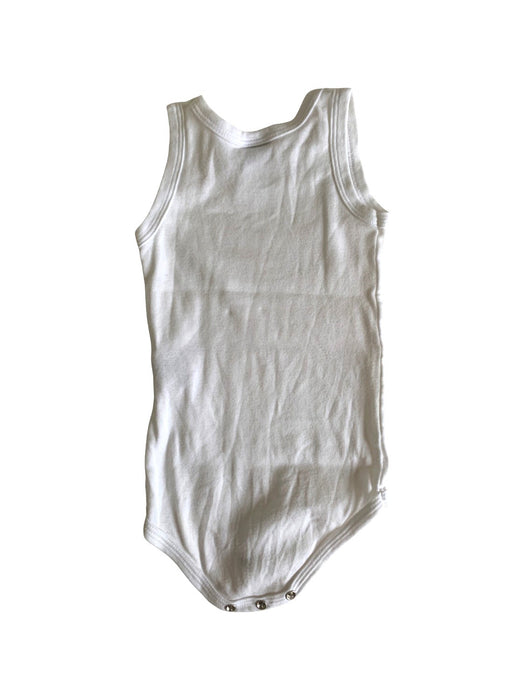 A White Sleeveless Bodysuits from Petit Bateau in size 3-6M for neutral. (Back View)