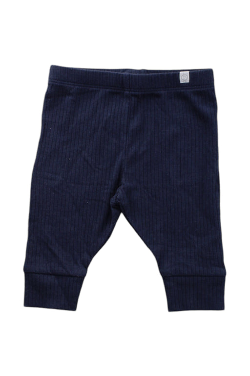A Navy Leggings from Mori in size 0-3M for neutral. (Front View)