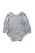 A Grey Long Sleeve Bodysuits from Mori in size 3-6M for neutral. (Back View)